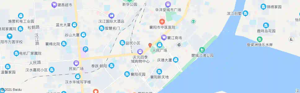 襄阳人民广场西_公交站地图_襄阳公交_妙搜公交查询2025