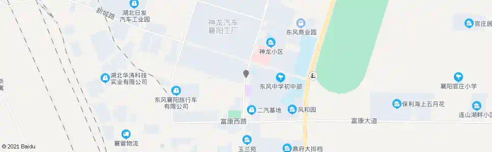 襄阳东风汽车大道_公交站地图_襄阳公交_妙搜公交查询2025