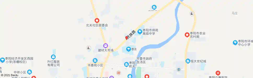 襄阳民族社区_公交站地图_襄阳公交_妙搜公交查询2025