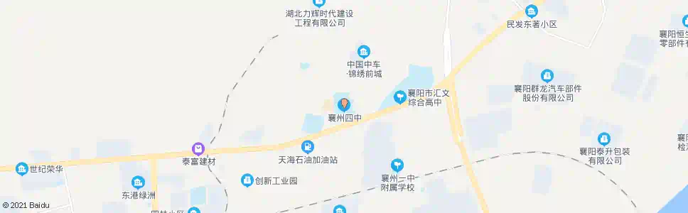 襄阳襄州四中_公交站地图_襄阳公交_妙搜公交查询2025