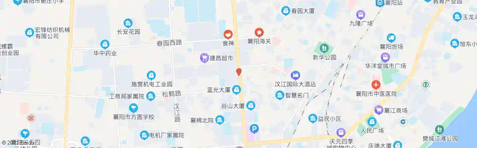 襄阳长虹路毛纺小区(百姓装饰)_公交站地图_襄阳公交_妙搜公交查询2025