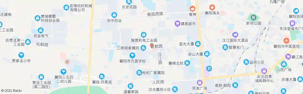襄阳松鹤路中_公交站地图_襄阳公交_妙搜公交查询2025