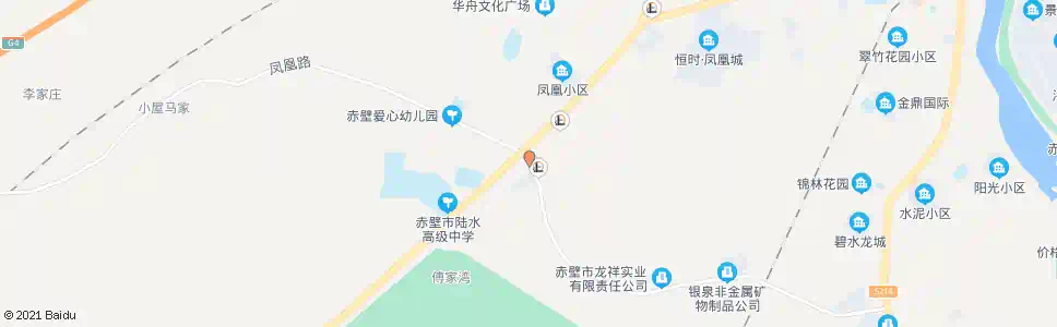 咸宁凤凰山医院_公交站地图_咸宁公交_妙搜公交查询2025