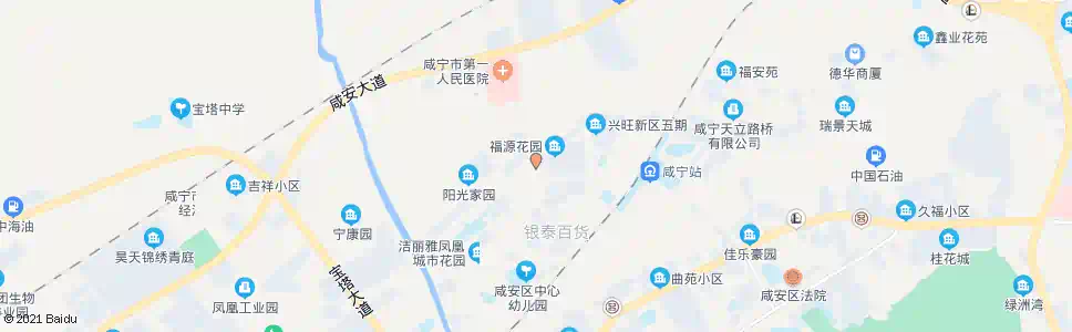 咸宁鱼水路_公交站地图_咸宁公交_妙搜公交查询2025