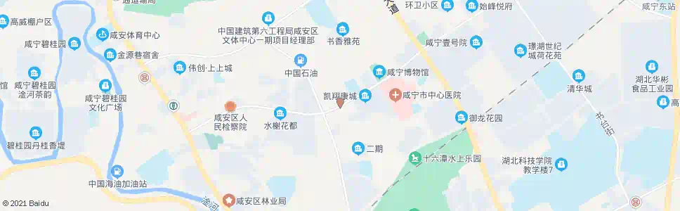 咸宁凯翔花园_公交站地图_咸宁公交_妙搜公交查询2025