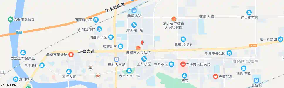 咸宁人民法院_公交站地图_咸宁公交_妙搜公交查询2025