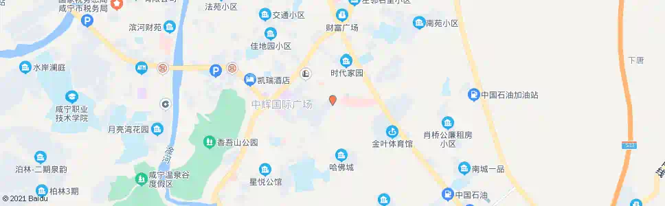 咸宁第二医院_公交站地图_咸宁公交_妙搜公交查询2025