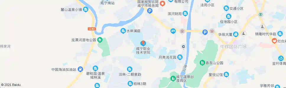 咸宁咸宁学院西门_公交站地图_咸宁公交_妙搜公交查询2025