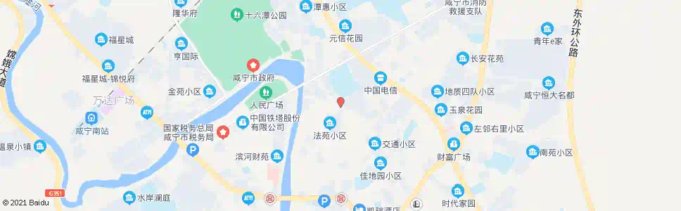 咸宁郭家湾市场_公交站地图_咸宁公交_妙搜公交查询2025
