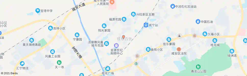 咸宁大富源商城_公交站地图_咸宁公交_妙搜公交查询2025