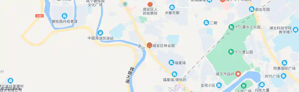 咸宁区林业局_公交站地图_咸宁公交_妙搜公交查询2025