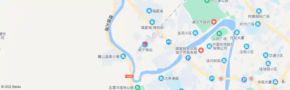 咸宁南山_公交站地图_咸宁公交_妙搜公交查询2025