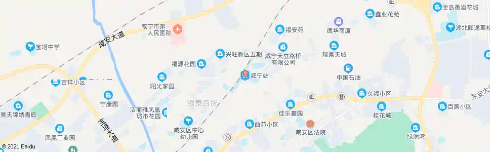 咸宁咸宁报社_公交站地图_咸宁公交_妙搜公交查询2025