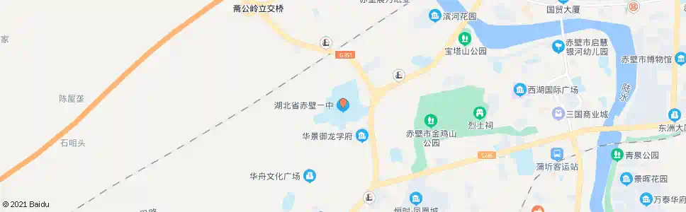 咸宁赤壁一中_公交站地图_咸宁公交_妙搜公交查询2025