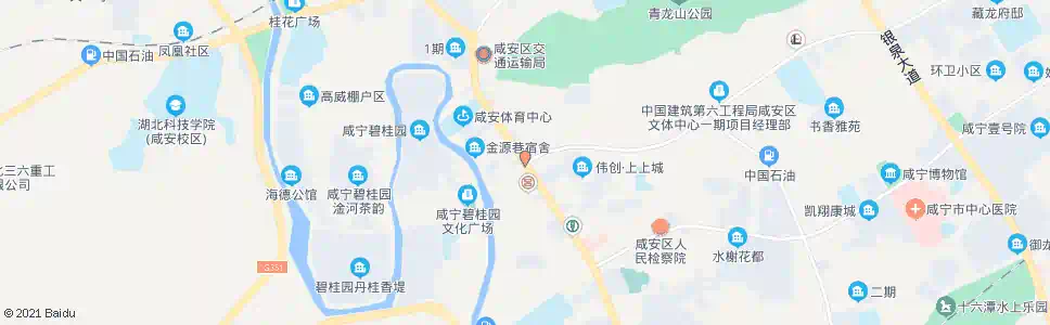 咸宁交警大队_公交站地图_咸宁公交_妙搜公交查询2025