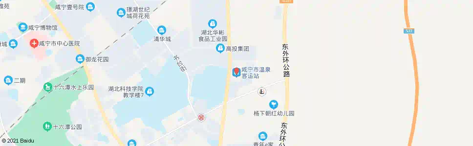 咸宁市中心客运站_公交站地图_咸宁公交_妙搜公交查询2025