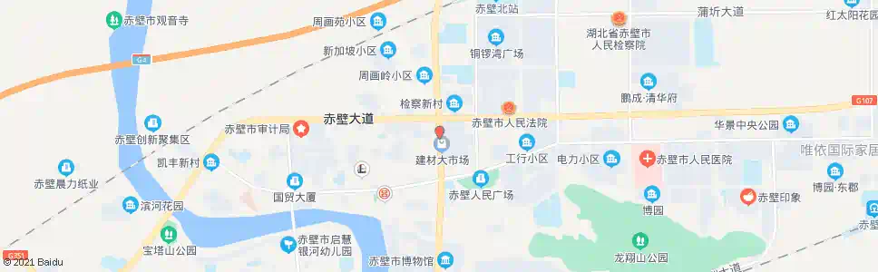 咸宁新一家_公交站地图_咸宁公交_妙搜公交查询2025