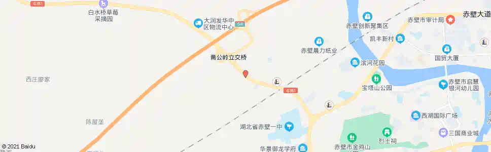 咸宁斋公岭停车场_公交站地图_咸宁公交_妙搜公交查询2025