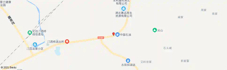 咸宁红旗加油站_公交站地图_咸宁公交_妙搜公交查询2025