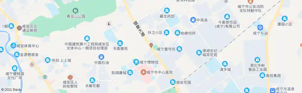 咸宁金桂路_公交站地图_咸宁公交_妙搜公交查询2025