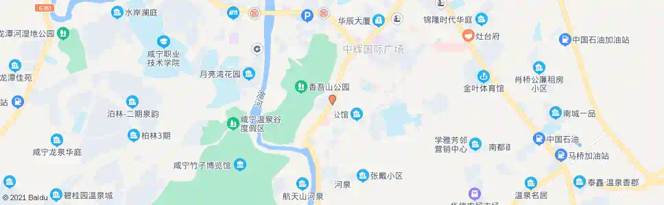 咸宁咸宁日报社_公交站地图_咸宁公交_妙搜公交查询2025