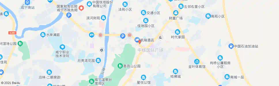 咸宁温泉第一街_公交站地图_咸宁公交_妙搜公交查询2025