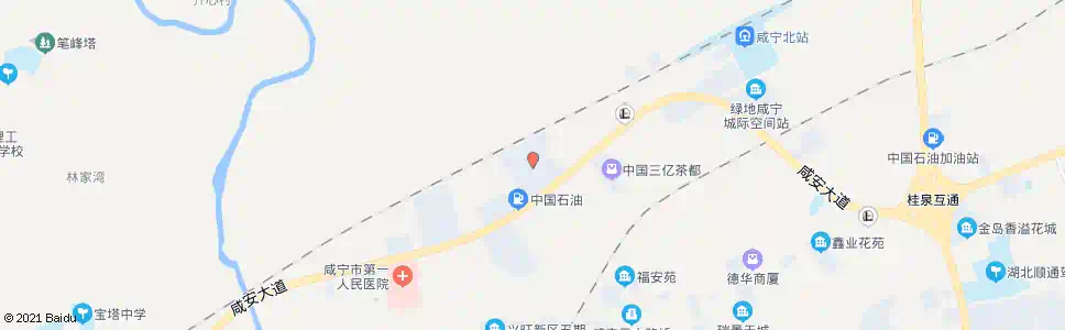 咸宁五金机电大市场_公交站地图_咸宁公交_妙搜公交查询2025