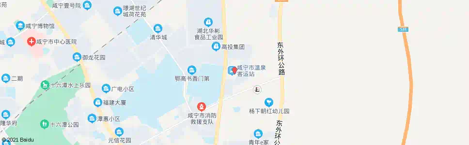 咸宁市客运中心_公交站地图_咸宁公交_妙搜公交查询2025