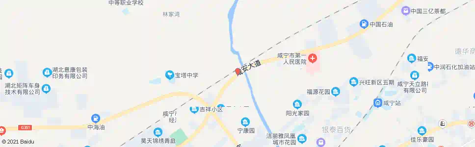 咸宁熊家湾_公交站地图_咸宁公交_妙搜公交查询2025