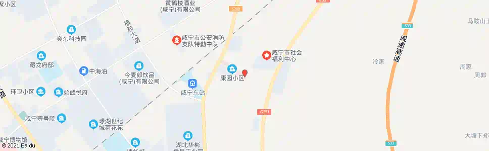 咸宁防疫站_公交站地图_咸宁公交_妙搜公交查询2025