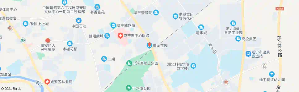 咸宁御龙花园_公交站地图_咸宁公交_妙搜公交查询2025