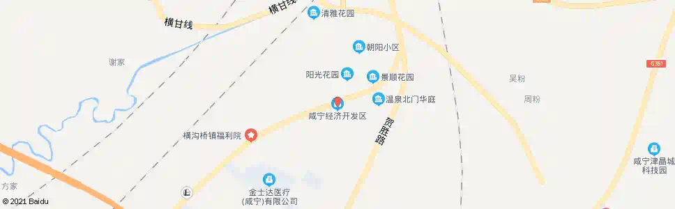 咸宁咸安经济开发区_公交站地图_咸宁公交_妙搜公交查询2025