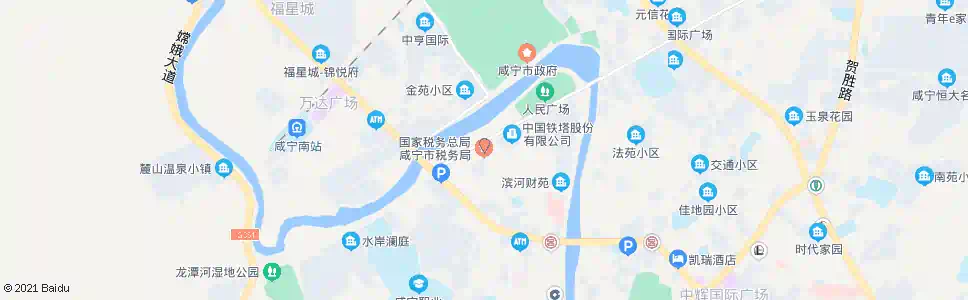 咸宁国税局_公交站地图_咸宁公交_妙搜公交查询2025