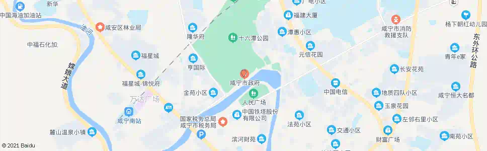 咸宁合众人寿_公交站地图_咸宁公交_妙搜公交查询2025