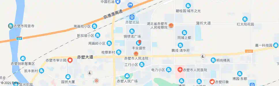咸宁丰业盛世_公交站地图_咸宁公交_妙搜公交查询2025