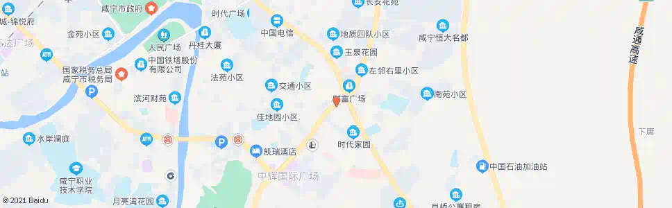 咸宁岔路口_公交站地图_咸宁公交_妙搜公交查询2025