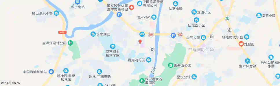 咸宁潜山商业街_公交站地图_咸宁公交_妙搜公交查询2025
