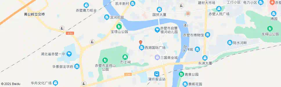 咸宁西湖停车场_公交站地图_咸宁公交_妙搜公交查询2025