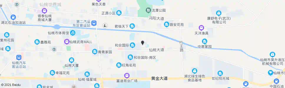 仙桃黄荆小区_公交站地图_仙桃公交_妙搜公交查询2025