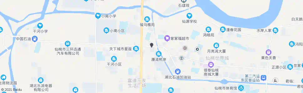 仙桃实验初中_公交站地图_仙桃公交_妙搜公交查询2025