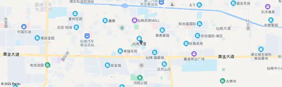 仙桃汉江中学_公交站地图_仙桃公交_妙搜公交查询2025