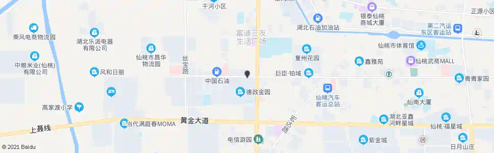 仙桃市地税局_公交站地图_仙桃公交_妙搜公交查询2025