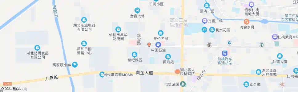 仙桃三丰鼎城_公交站地图_仙桃公交_妙搜公交查询2025