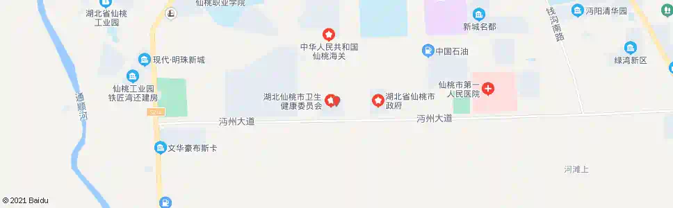 仙桃司法局_公交站地图_仙桃公交_妙搜公交查询2025