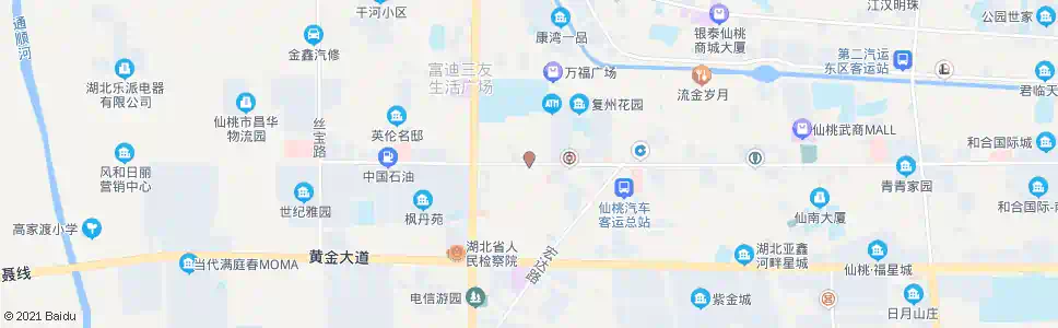 仙桃中百仓储_公交站地图_仙桃公交_妙搜公交查询2025