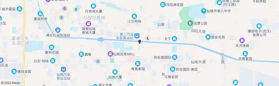 仙桃何李路_公交站地图_仙桃公交_妙搜公交查询2025