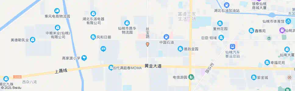 仙桃世纪雅园_公交站地图_仙桃公交_妙搜公交查询2025