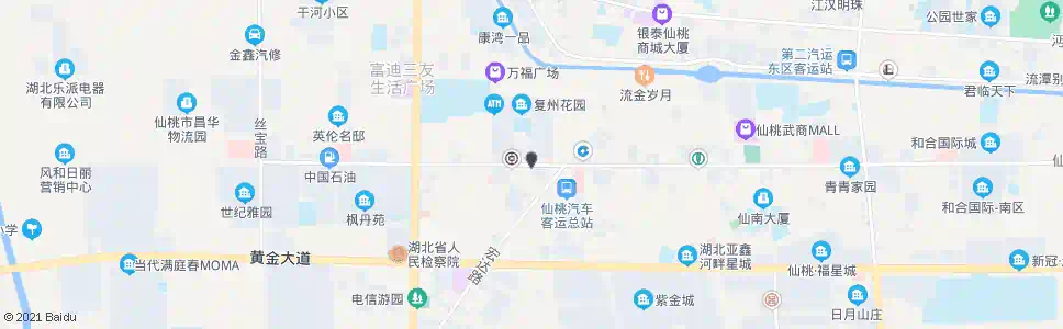 仙桃复州花园南_公交站地图_仙桃公交_妙搜公交查询2025