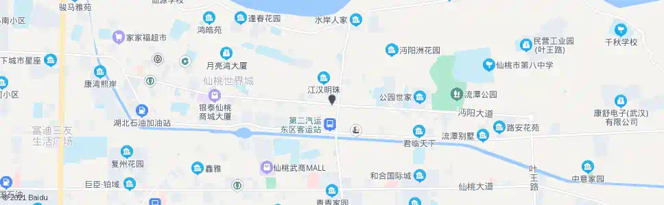 仙桃龙华山办事处_公交站地图_仙桃公交_妙搜公交查询2025