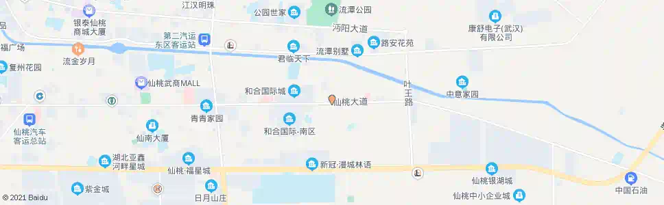仙桃黄荆村_公交站地图_仙桃公交_妙搜公交查询2025